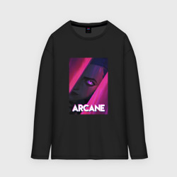 Женский лонгслив oversize хлопок Arcane Neon