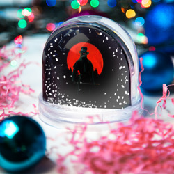 Игрушка Снежный шар Чумной доктор - фото 2