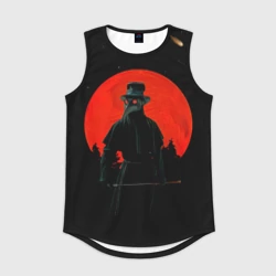 Мужская спортивная майка 3D Чумной доктор