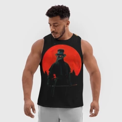 Мужская спортивная майка 3D Чумной доктор - фото 2