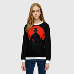 Женский свитшот 3D Чумной доктор - фото 2