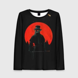 Женский лонгслив 3D Чумной доктор