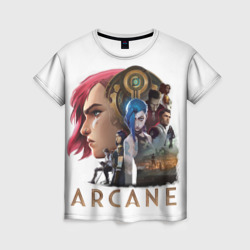Женская футболка 3D Arcane "Аркейн"