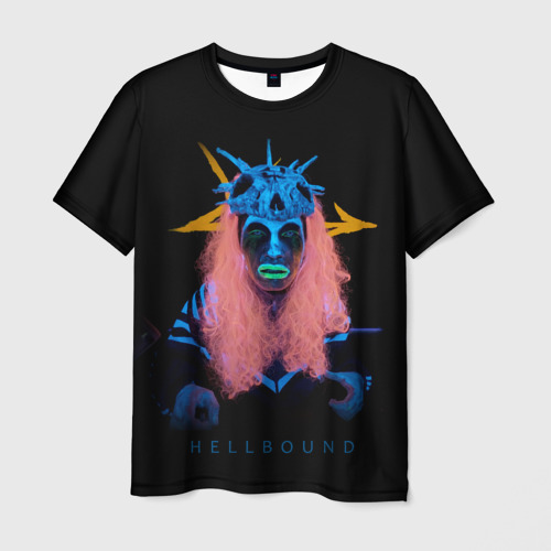Мужская футболка 3D  Hellbound остриё, цвет 3D печать