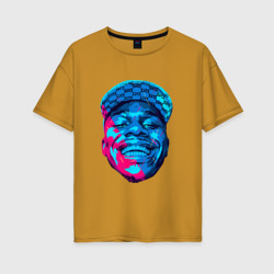 Женская футболка хлопок Oversize DaBaby Art