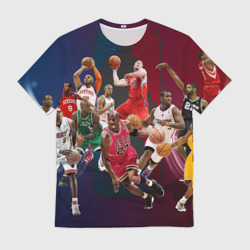 Мужская футболка 3D НБА Легенды