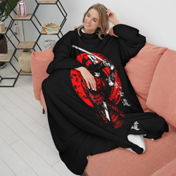 Плед с рукавами Мото самурай с катаной Japan samurai - фото 2