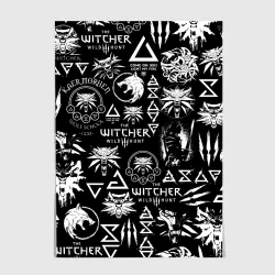 Постер Ведьмак логобомбинг the Witcher
