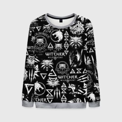Мужской свитшот 3D Ведьмак логобомбинг the Witcher