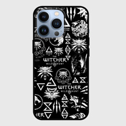 Чехол для iPhone 13 Pro Ведьмак логобомбинг the Witcher