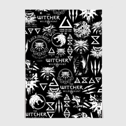 Постер Ведьмак логобомбинг the Witcher