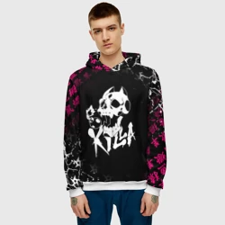 Мужская толстовка 3D JoJo Killer Queen киллер Квин killa череп - фото 2