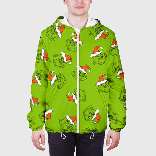 Мужская куртка 3D Гринч Укротитель рождества, цвет 3D печать - фото 4