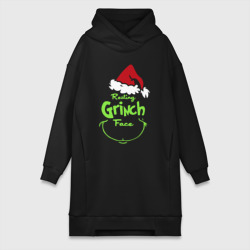 Платье-худи хлопок Resting Grinch Face