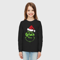 Детский лонгслив хлопок Resting Grinch Face - фото 2