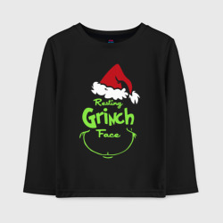 Детский лонгслив хлопок Resting Grinch Face