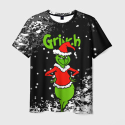 Мужская футболка 3D Grinch На всех обиделся