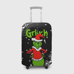 Чехол для чемодана 3D Grinch На всех обиделся