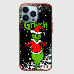 Чехол для iPhone 13 Pro Grinch На всех обиделся