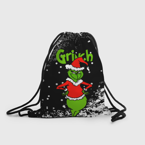 Рюкзак-мешок 3D Grinch На всех обиделся