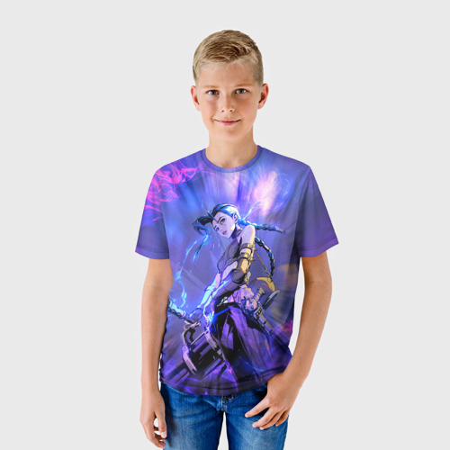Детская футболка 3D Jinx Джинкс Порох, цвет 3D печать - фото 3