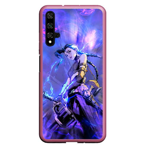 Чехол для Honor 20 Jinx Джинкс Порох, цвет малиновый