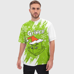 Мужская футболка oversize 3D Grinch Green - фото 2