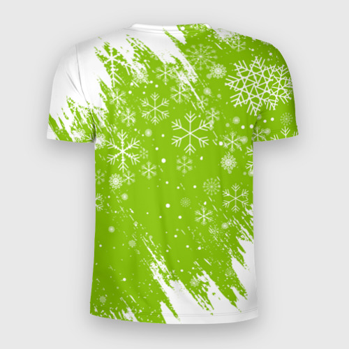 Мужская футболка 3D Slim Grinch Green, цвет 3D печать - фото 2