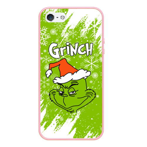 Чехол для iPhone 5/5S матовый Grinch Green, цвет баблгам