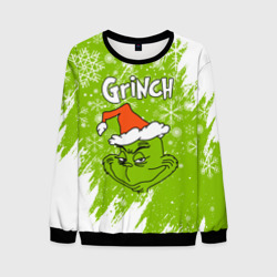 Мужской свитшот 3D Grinch Green