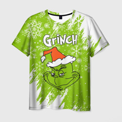 Мужская футболка 3D Grinch Green