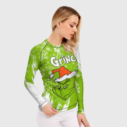 Женский рашгард 3D Grinch Green - фото 2