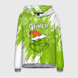 Мужская толстовка 3D Grinch Green