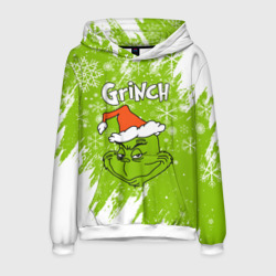 Мужская толстовка 3D Grinch Green