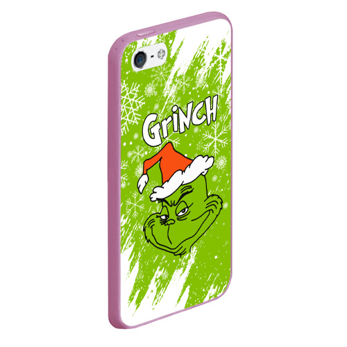 Чехол для iPhone 5/5S матовый Grinch Green - фото 3