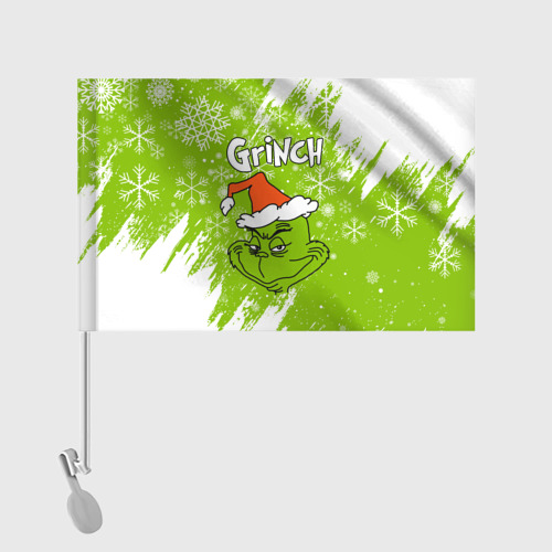 Флаг для автомобиля Grinch Green - фото 2