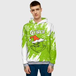 Мужская толстовка 3D Grinch Green - фото 2