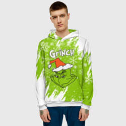 Мужская толстовка 3D Grinch Green - фото 2