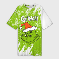 Платье-футболка 3D Grinch Green