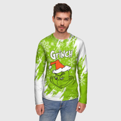 Мужской лонгслив 3D Grinch Green - фото 2