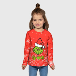 Детский лонгслив 3D Grinch Red - фото 2