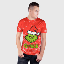 Мужская футболка 3D Slim Grinch Red - фото 2