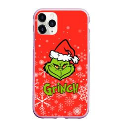 Чехол для iPhone 11 Pro Max матовый Grinch Red