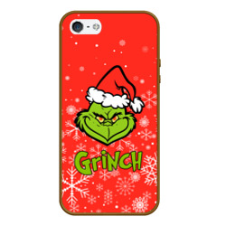 Чехол для iPhone 5/5S матовый Grinch Red