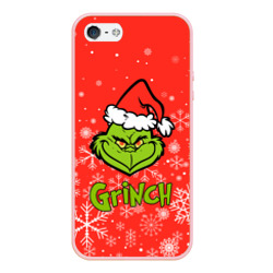 Чехол для iPhone 5/5S матовый Grinch Red