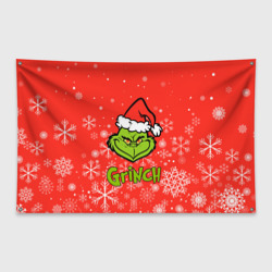 Флаг-баннер Grinch Red