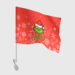 Флаг для автомобиля Grinch Red