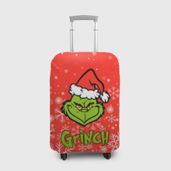 Чехол для чемодана 3D Grinch Red