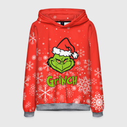 Мужская толстовка 3D Grinch Red