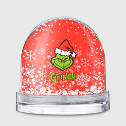 Игрушка Снежный шар Grinch Red